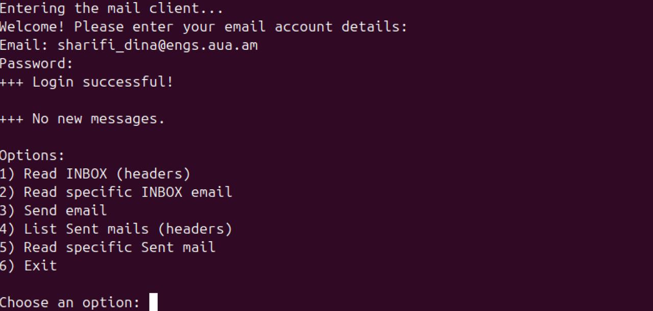 Email Configuration Proof